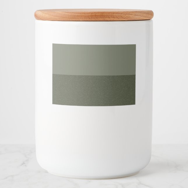 Horizontal Split Moss Green Label Set – Customize (Front)
