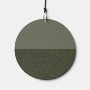 Horizontal Split Moss Green Wind Chime – Customize