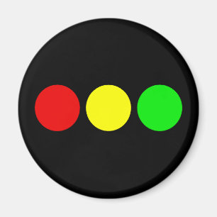 Horizontal Stoplight Magnet