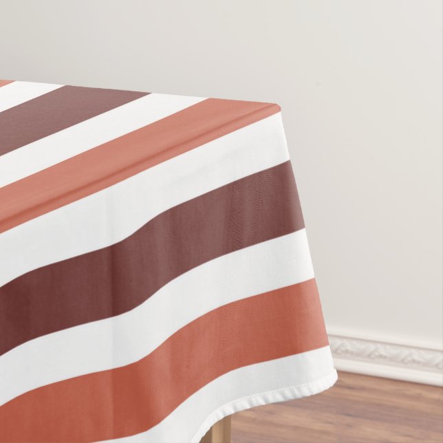 Horizontal Striped  Tablecloth (In Situ)