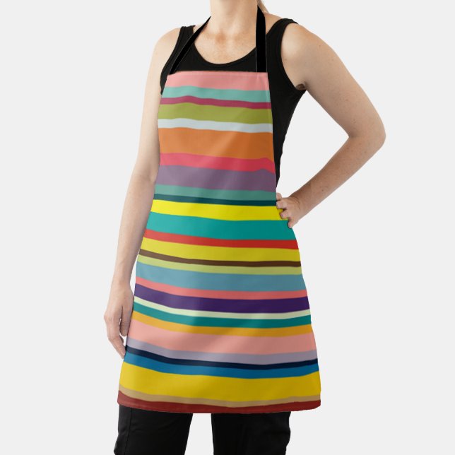 Horizontal Stripes  Apron (Insitu)