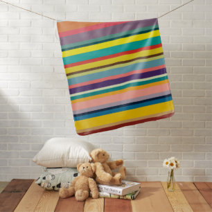 Horizontal Stripes Baby Blanket