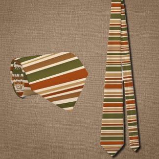 horizontal   stripes in  retro autumn mood 