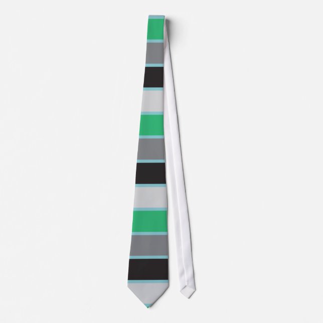 Horizontal Stripes Neck Tie (Front)