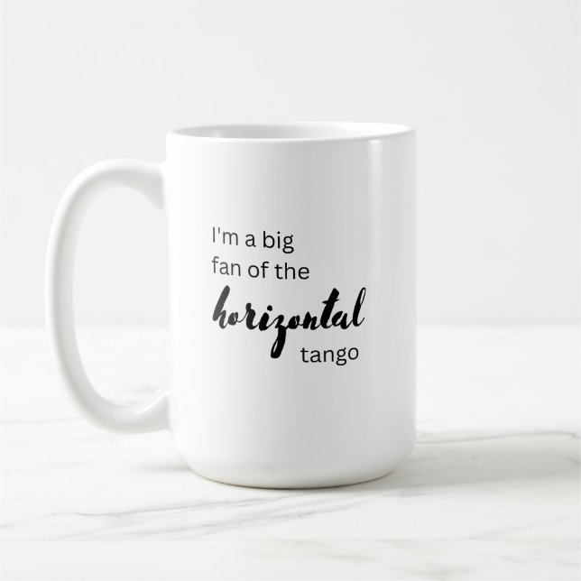 Horizontal Tango Fan Mug (Left)