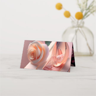 Horizontal Tent Fold Folded Loyalty Card