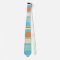 Horizontal Tonal Stripes in Soft Blue and Orange