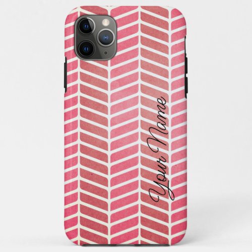 Horizontal Waves of Pink Shades Phone Cover