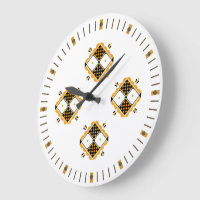 Horloge motifs kabyle large clock