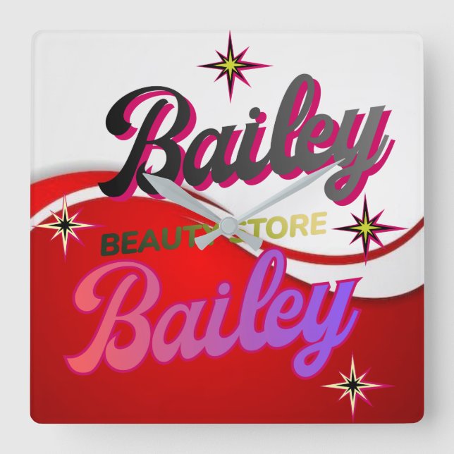 Horloge murale square wall clock (Front)