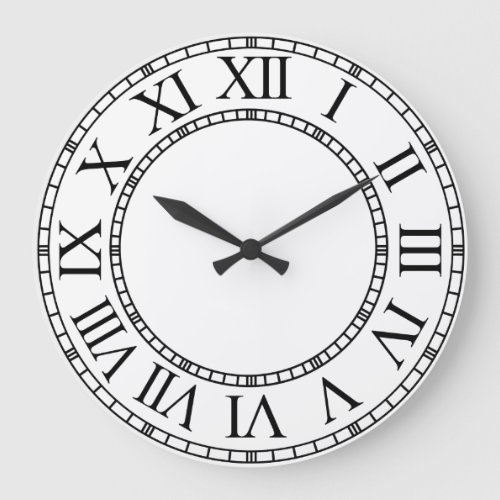 Horloge Romaine Large Clock