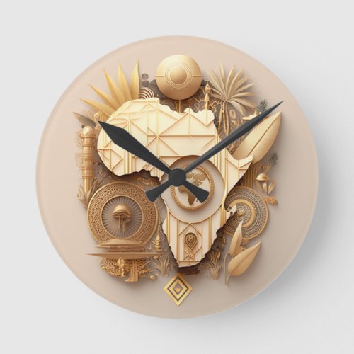 horloge round clock