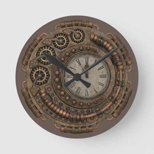 Horloge temps ancien round clock