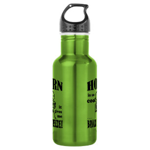 Horn, Brain Freeze Stainless Steel Water Bottle