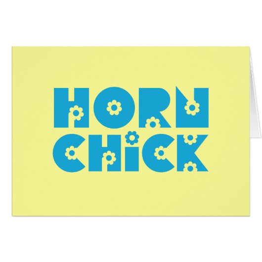 Horn Chick Cards (Front Horizontal)