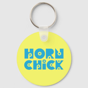 Horn Chick Keychain