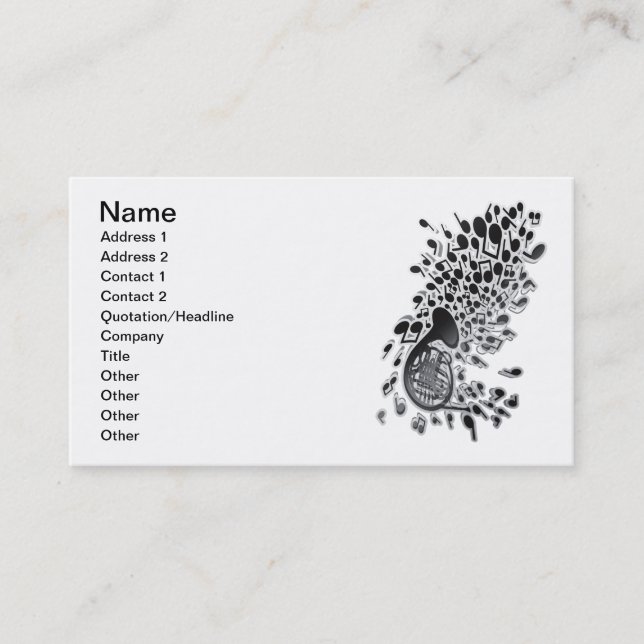 Horn_Music Business Card (Front)