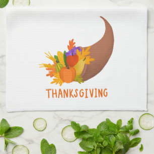 Horn Of Plenty Kitchen Towel