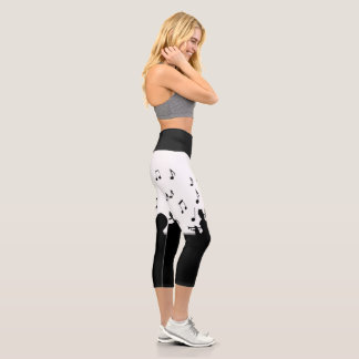 Horn Section Music Design Capri Leggings