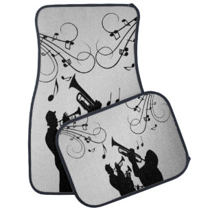 Horn Section Music Design Car Floor Mat