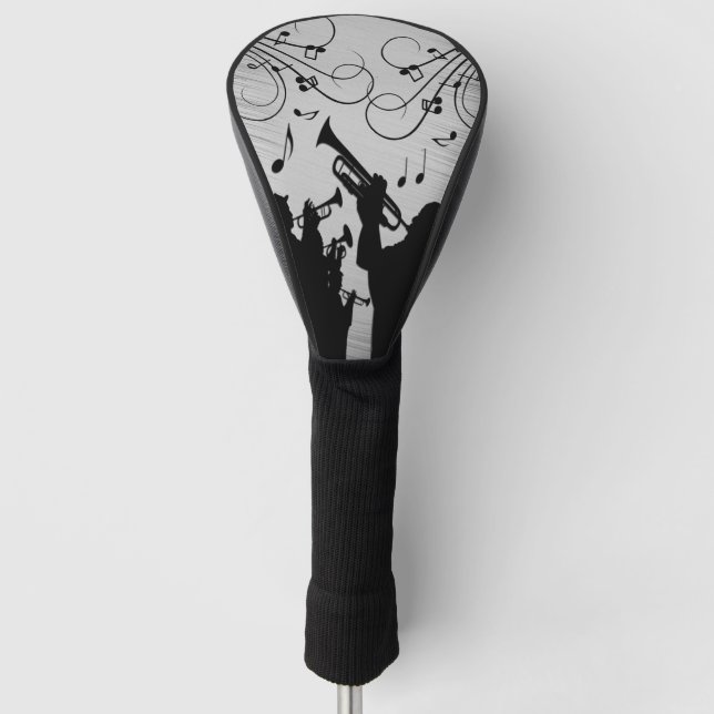 Horn Section Music Design Golf Head Cover (Front)