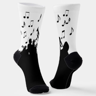 Horn Section Music Design Socks