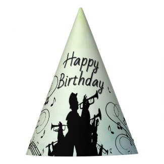 Horn Section Trumpet Jazz Music Birthday Green