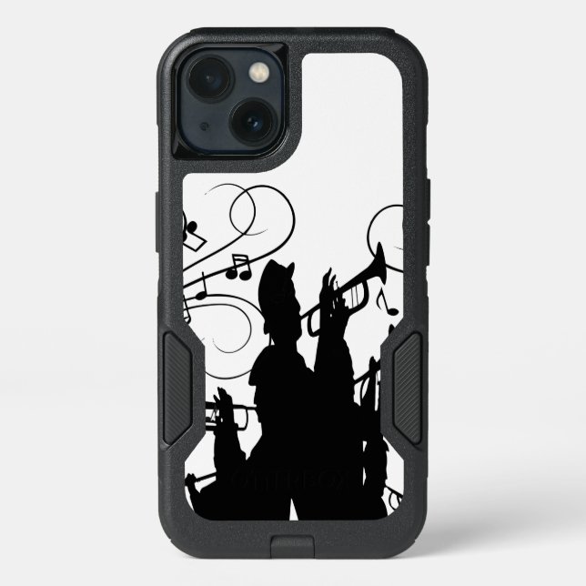 Horn Section Trumpet Jazz Music Otterbox iPhone Case (Back)