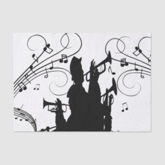 Horn Section Trumpet Jazz Music Tissue Paper