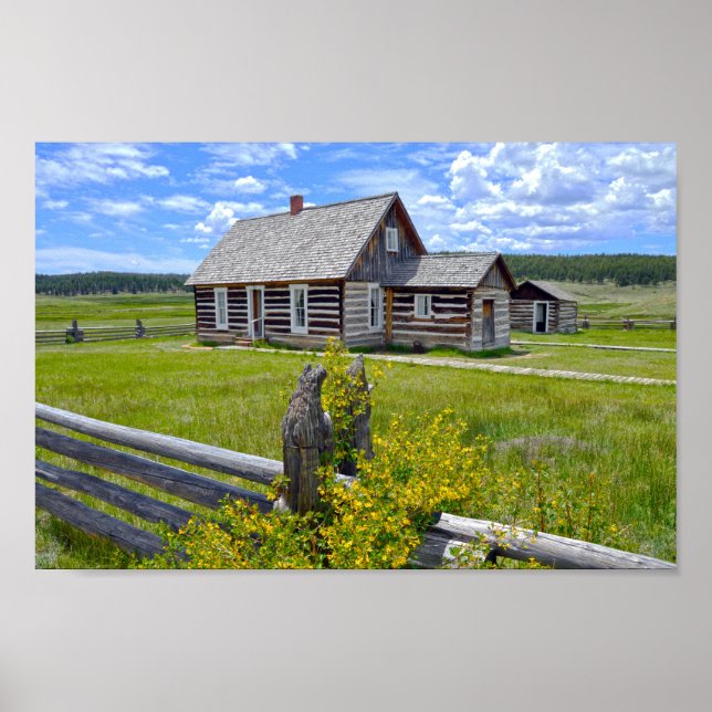 Hornbek Homestead, Florissant, Colorado Poster (Front)