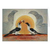 Hornbill Blank Card by Andrew Denman (Front Horizontal)