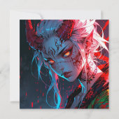 Horned Devil Anime Girl (Back)