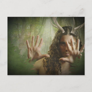 Horned God Forest Postcard