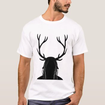Horned God T-shirt by Ppeppermint at Zazzle