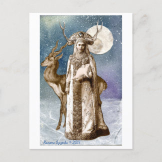 Horned Goddess Postcard