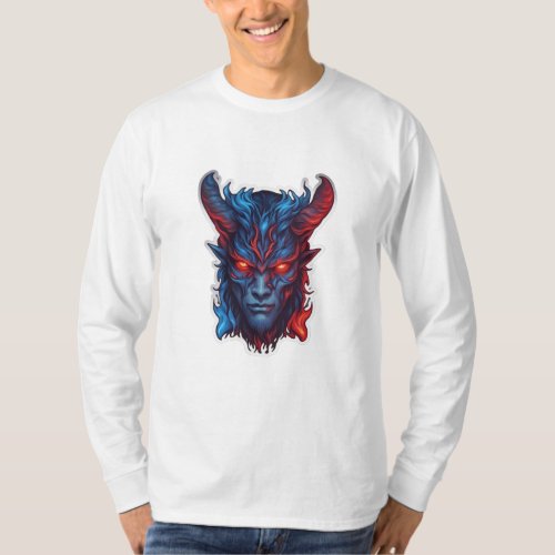 Horned Inferno Wolfman T_Shirt