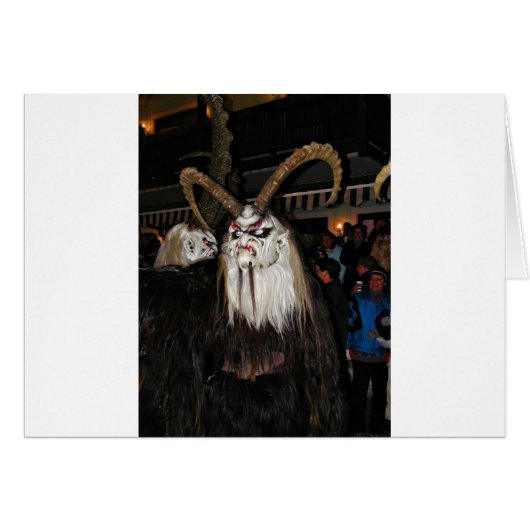 Horned Japanese Devil Mask Cards (Front Horizontal)
