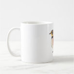 Horned Lark bird species watercolor art Coffee Mug