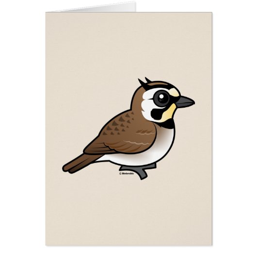 Horned Lark Cards (Front)