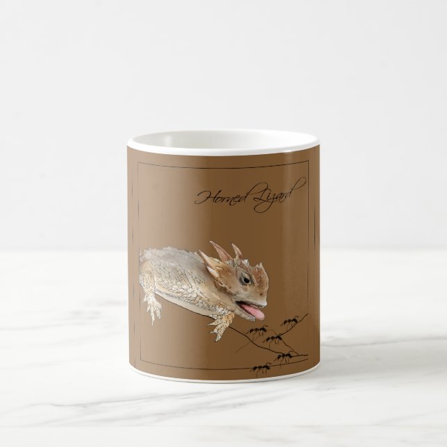 Horned Lizard Coffee Mug (Center)