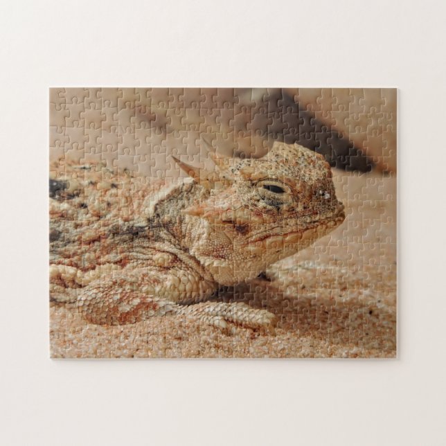 Horned lizard jigsaw puzzle (Horizontal)