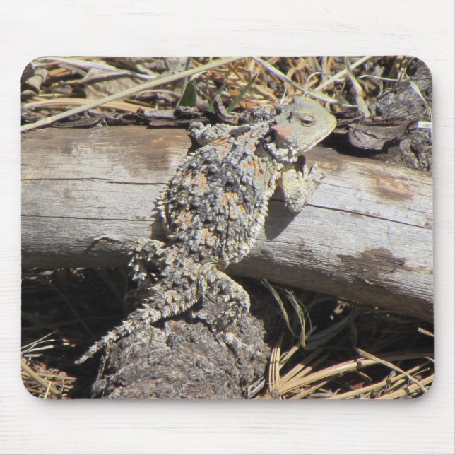 Horned Lizard Mouse Pad (Front)