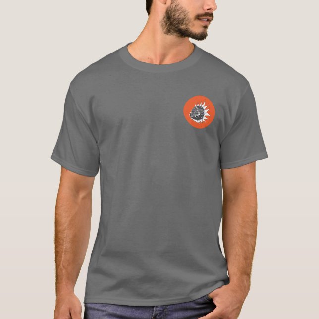 Horned Lizard on your back T-Shirt (Front)
