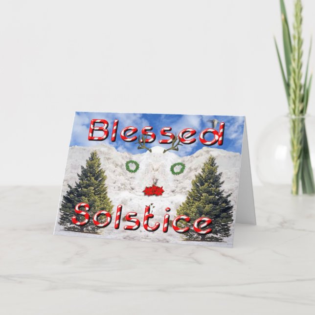 Horned One's Alter Holiday Card (Front)