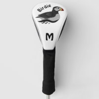 Horned Puffin Swimming Good Luck Birdie Golf Head Cover