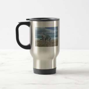 Horned Unicorn Stainless Steel Travel Mug