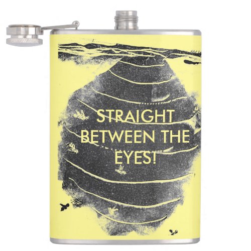 Hornets nest straight between the eyes Flask