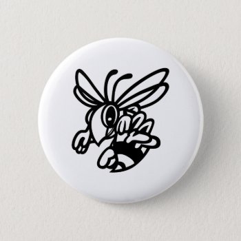 Hornets Outline Pinback Button by Grandslam_Designs at Zazzle