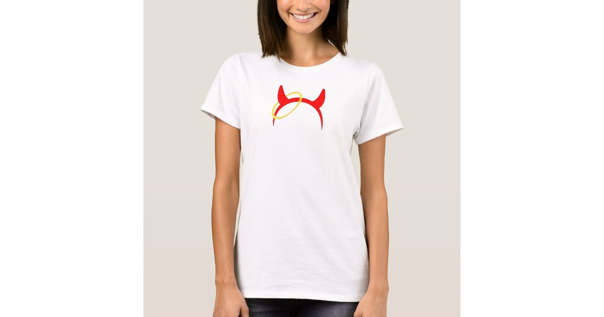 Horns and Halo Shirt Zazzle