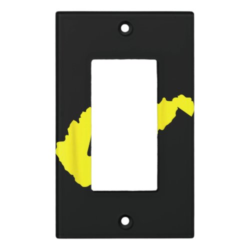 Horns Down West Virginia With State Light Switch Cover